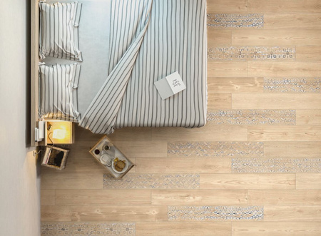 Decoro Maiolica Almond 20 x 120 cm