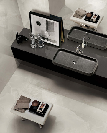 Cloudy White Połysk 120 x 280 cm