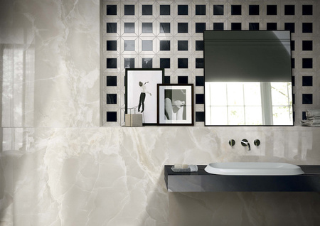 Cloudy White Połysk 120 x 280 cm