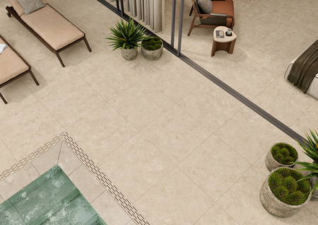 Beige 120 x 120 x 0,6 cm